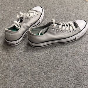 Converse Grey AllStar Low-Top Sneakers